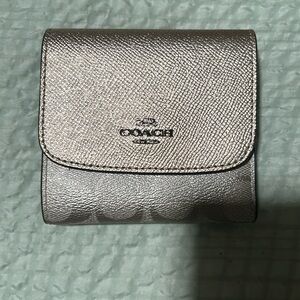 Coach Silver Wallet